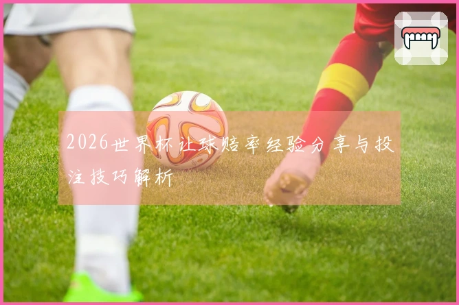 2026世界杯让球赔率经验分享与投注技巧解析