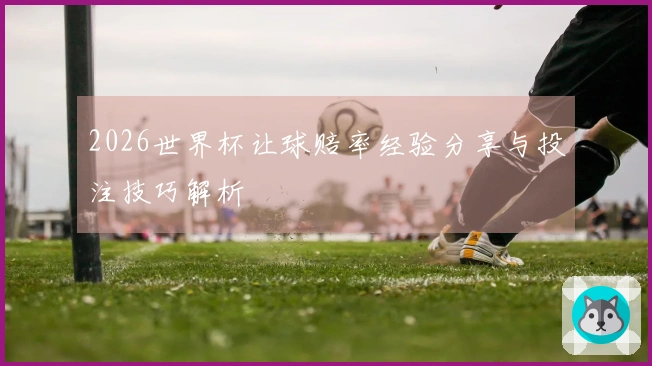 2026世界杯让球赔率经验分享与投注技巧解析